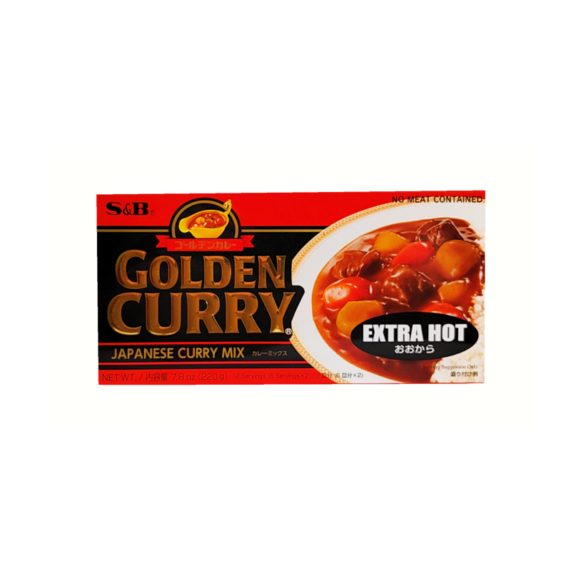 S B Golden Curry Sauce Mix Extra Hot UPC Go UPC