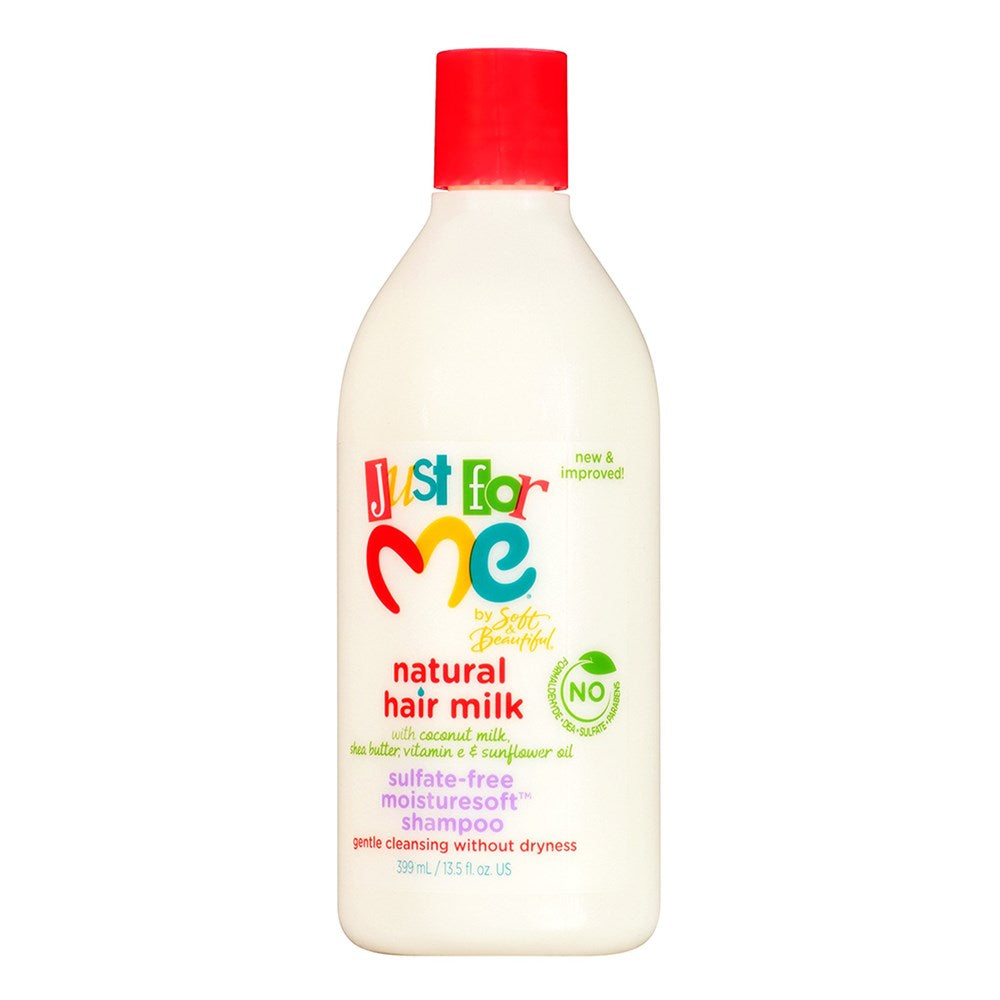 Photo of Just For Me Shampoo, Sulfate-Free Moisturesoft, Natural Hair Milk