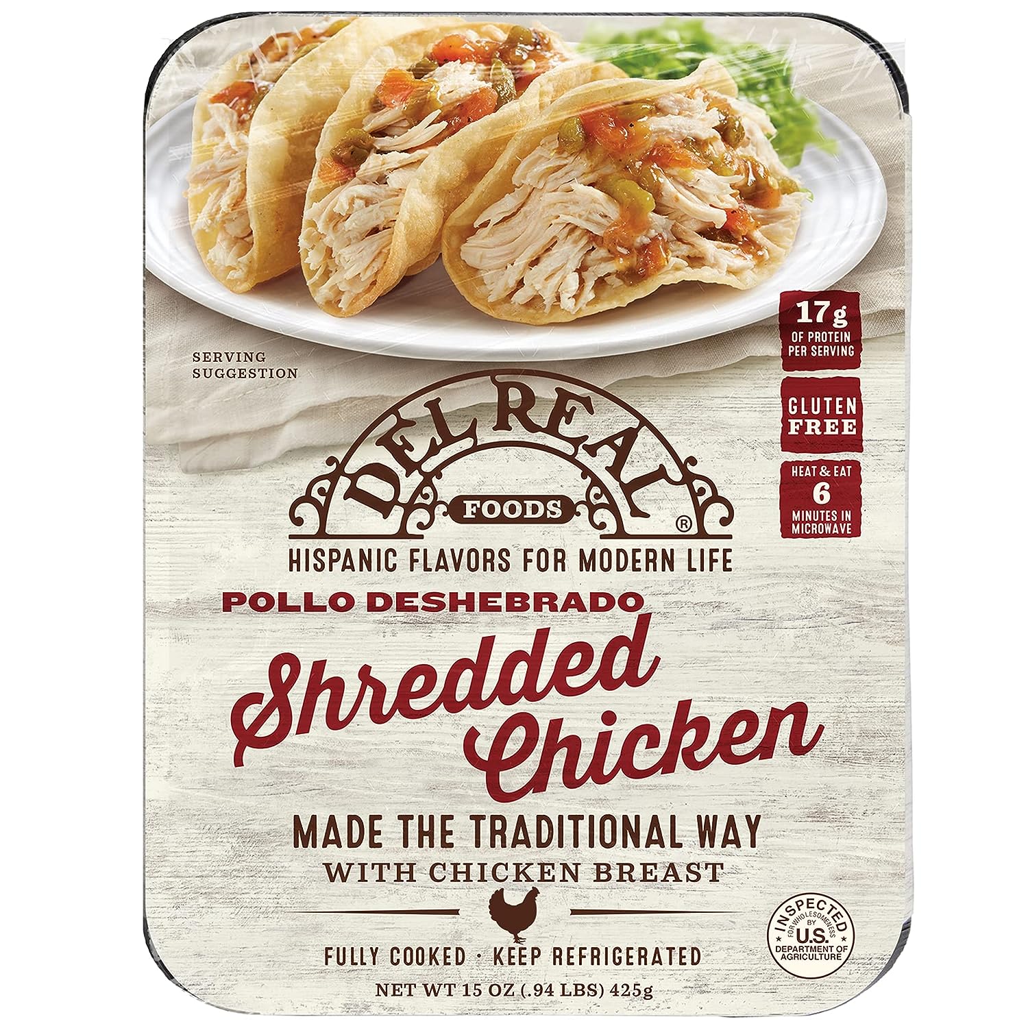 Del Real Foods, Shredded Chicken