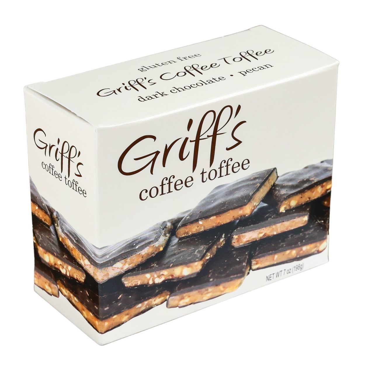 Griff's Coffee Toffee Chocolate Pecan - Case Of 6-7 Oz