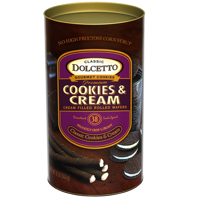Dolcetto Cookies Cream Wafer Rolls UPC 819529008059 Go UPC dolcetto-cookies-cream-wafer-rolls-upc-819529008059-go-upc