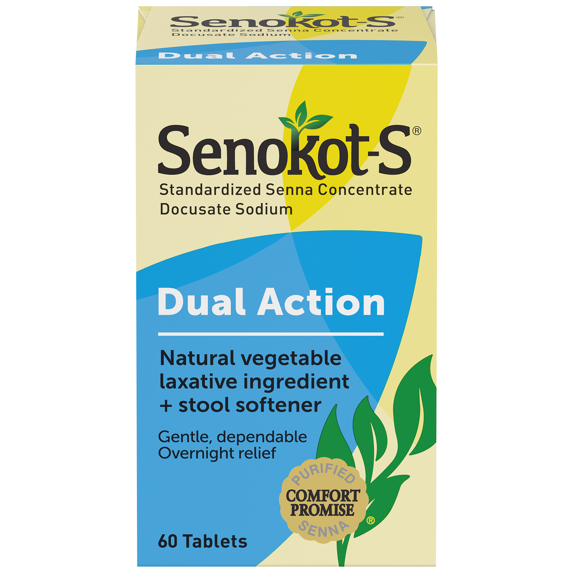 Senokot - S Dual Action - 60 Tablets