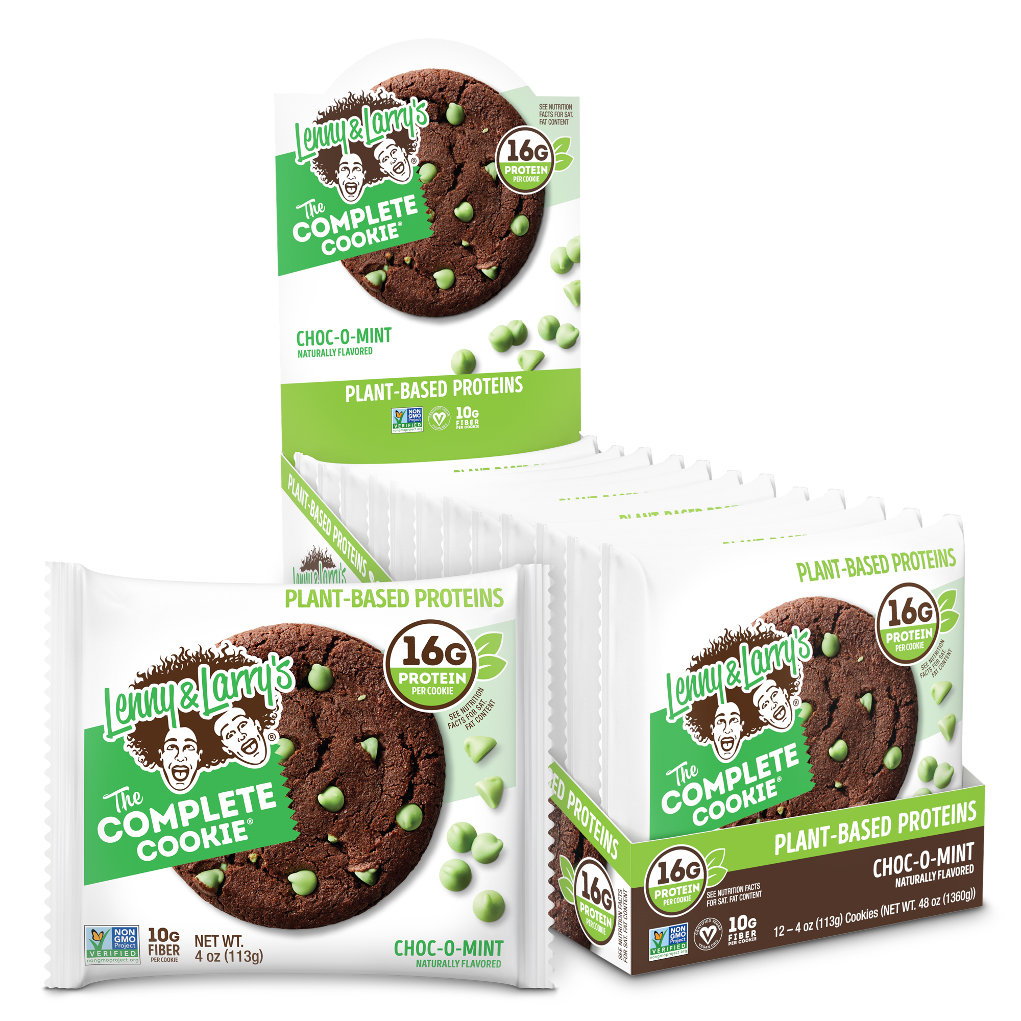 Lenny & Larry’s The Complete Cookie Choc-O-Mint Plant-Based Protein Cookies