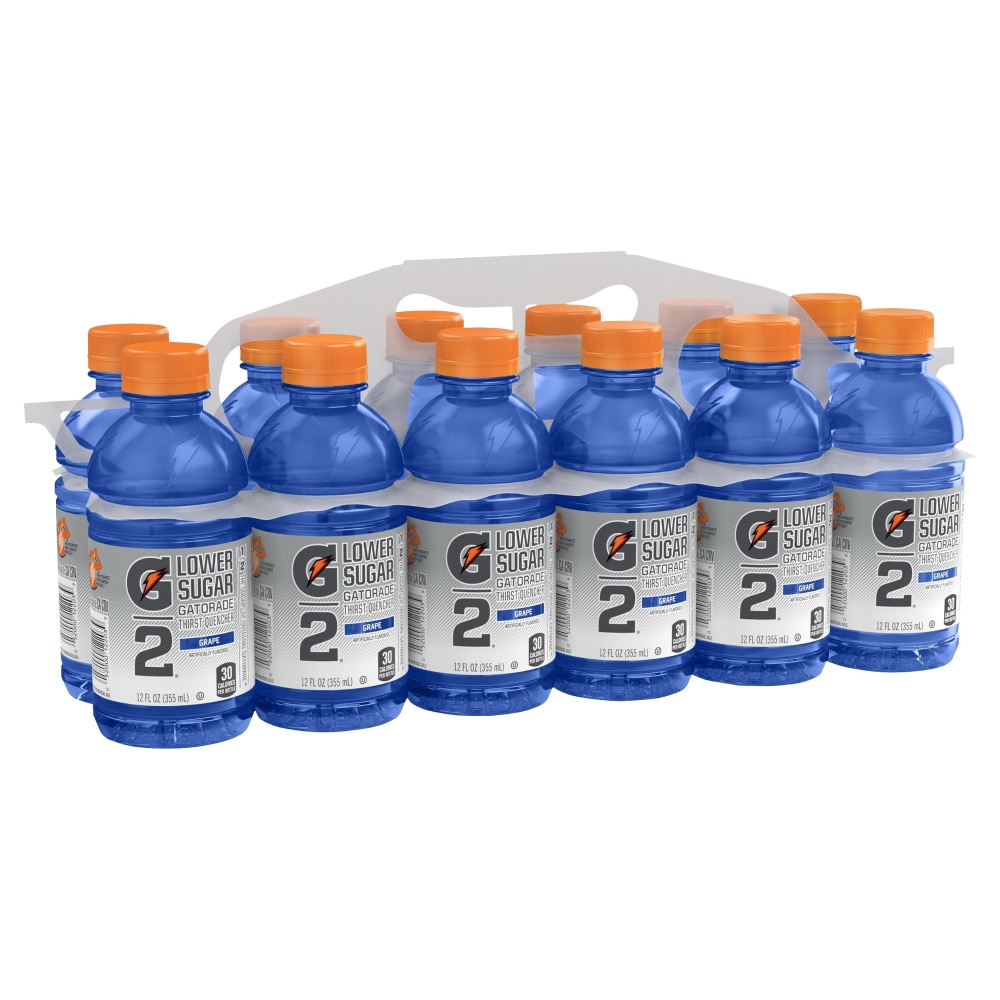 Gatorade G2 Thirst Quencher Grape (12-12 Fl Oz) 144 Fluid Ounce 12 Pack Plastic Bottle