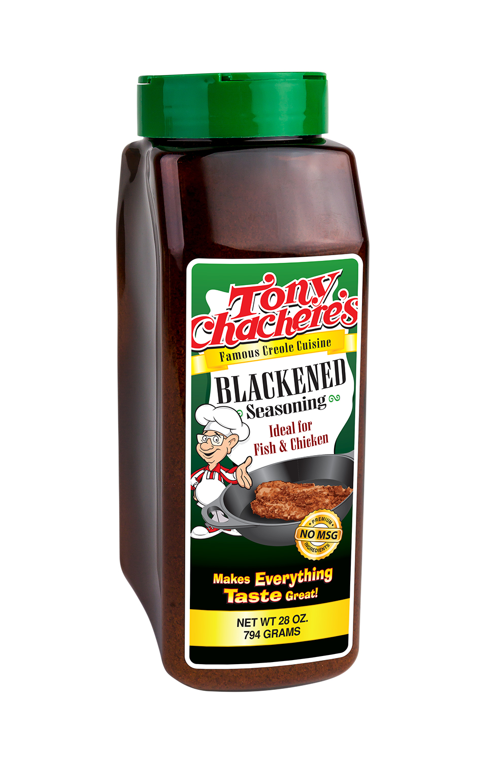 Photo of Tony Chachere's Blackened Seasoning 28 Oz - 071998327025