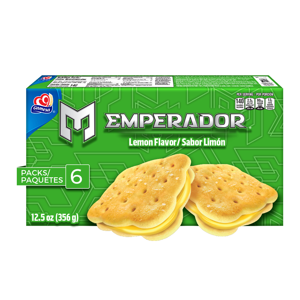 Photo of Gamesa Emperador Lemon Sandwich Cookies - 2.083 Ounce