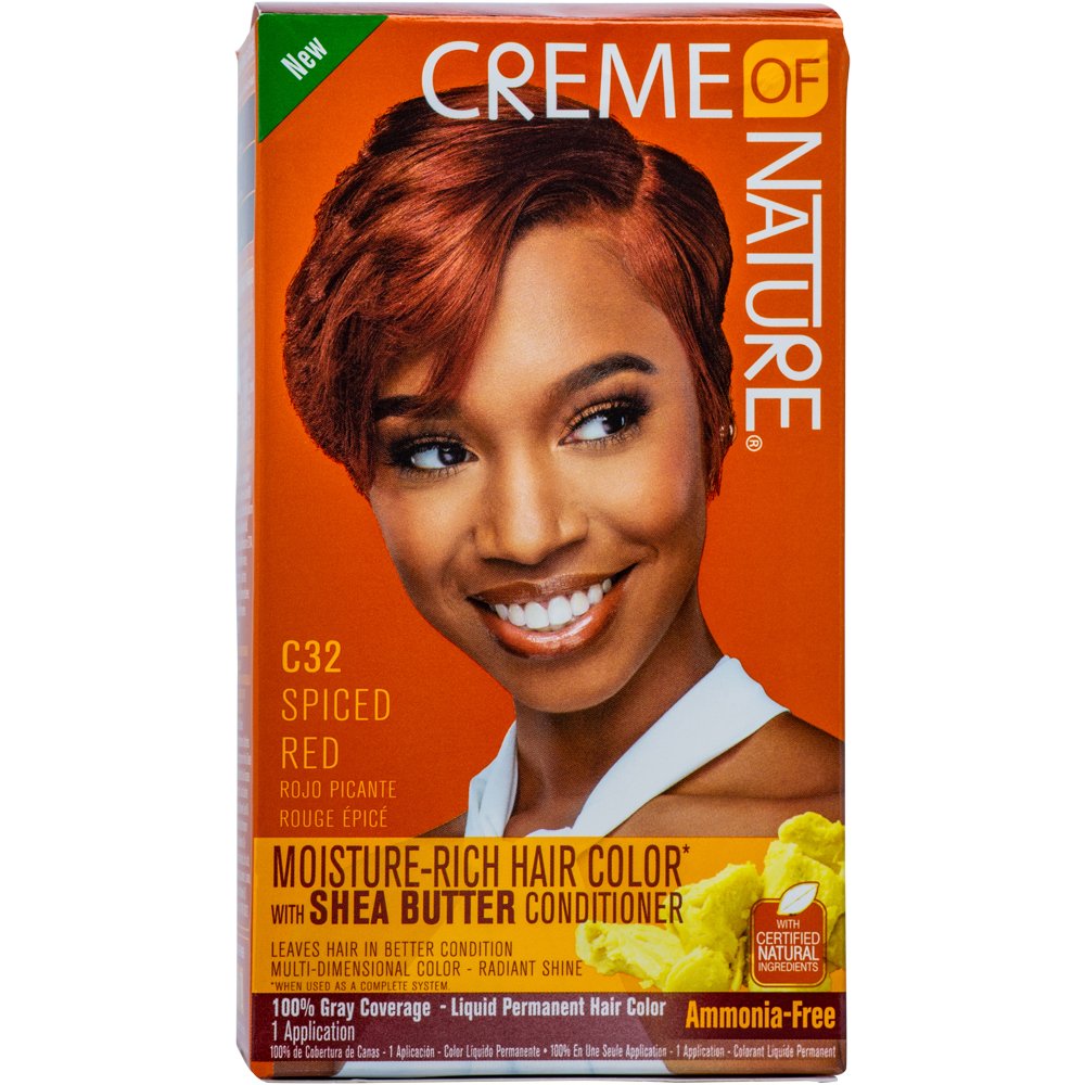 Photo of Creme Of Nature Color C32 Spiced Red Kit