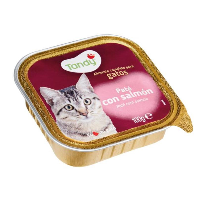 ALIMENTO GATOS SALMON TANDY T-100 GR