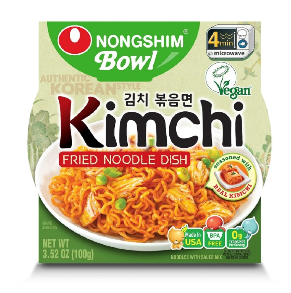 Kimchi Fried Noodle Dish