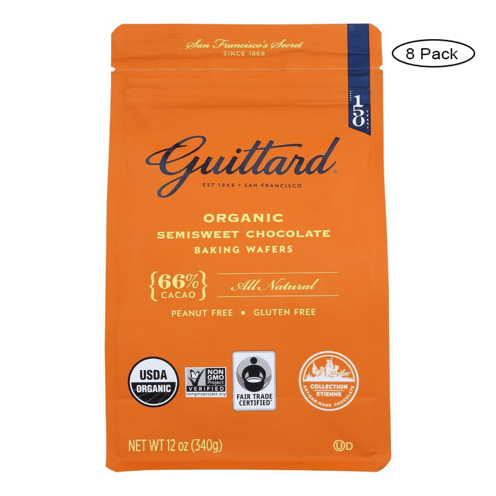 7660Ft Organic 66% Cacao Semisweet Chocolate Baking Wafers