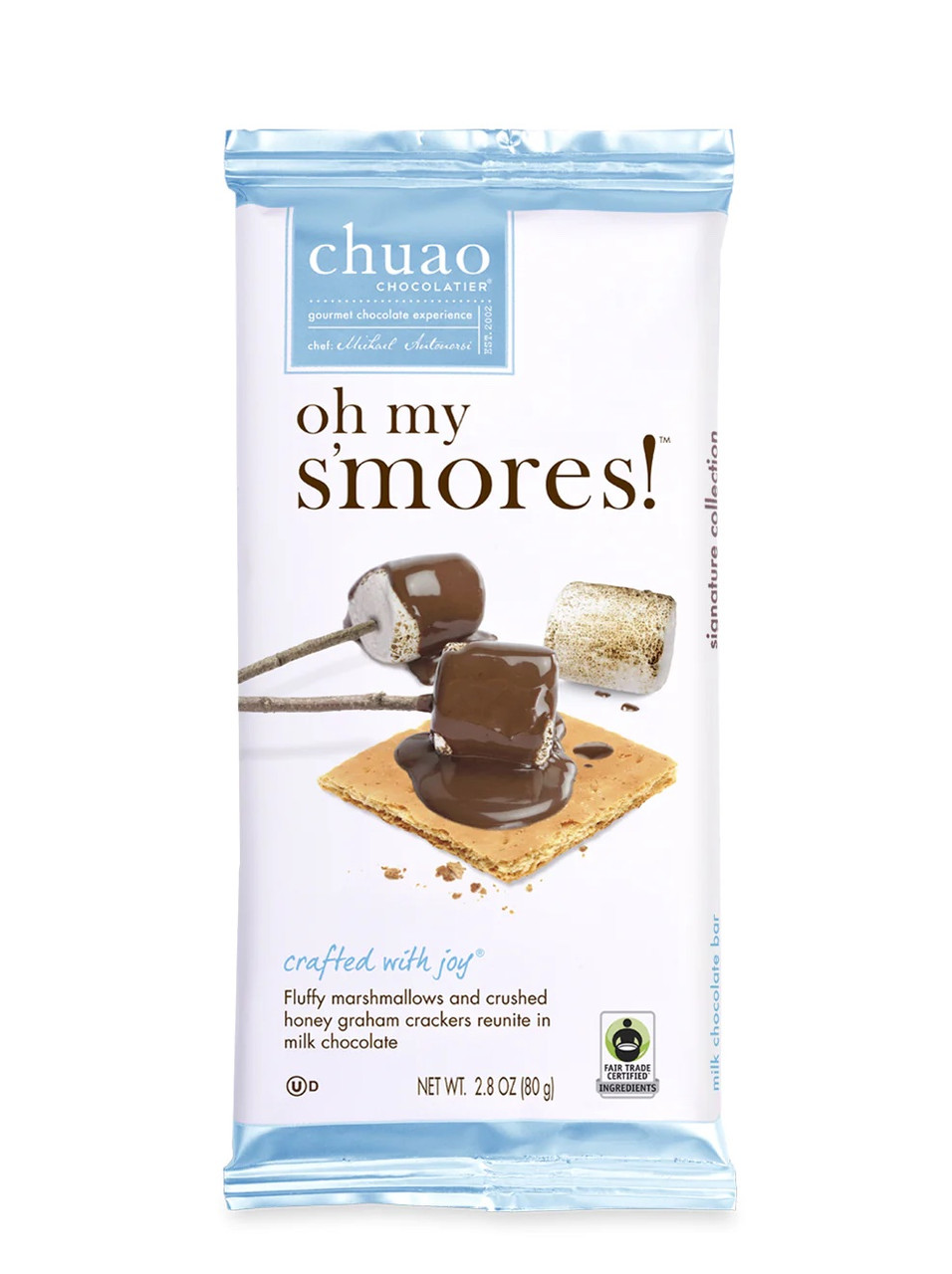 Photo of Chuao Chocolatier Oh My S'mores Milk Chocolate Bar - 2.8oz