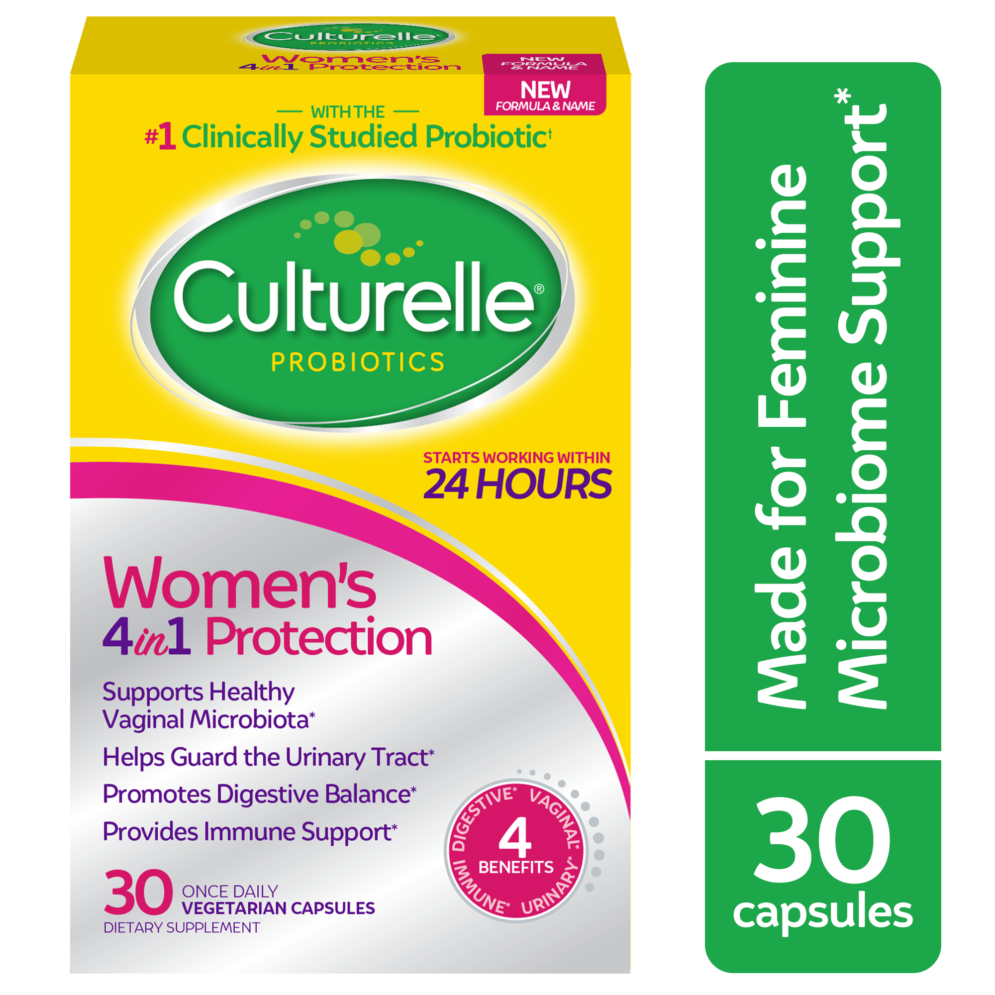 Culturelle - Probiotic - Womens 4In1 Healthy Balance - 30 Capsules