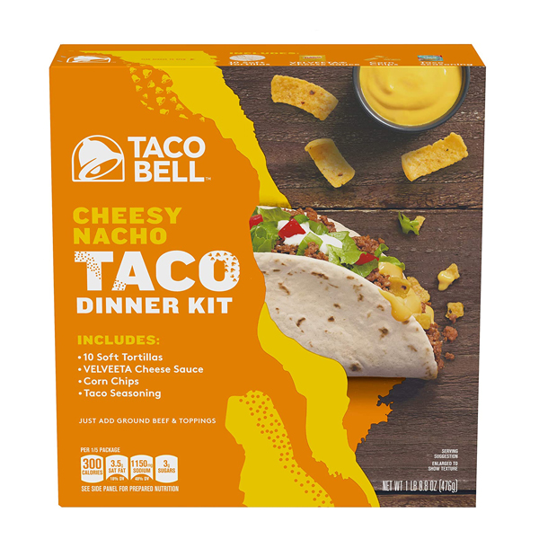 Cheesy Nacho Taco Dinner Kit, Cheesy Nacho