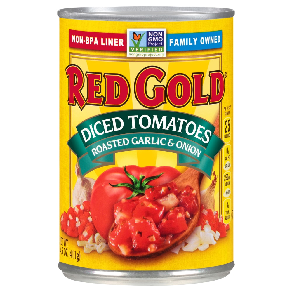 Red Gold Diced Tomatoes Roasted with Garlic & Onion14.5Oz