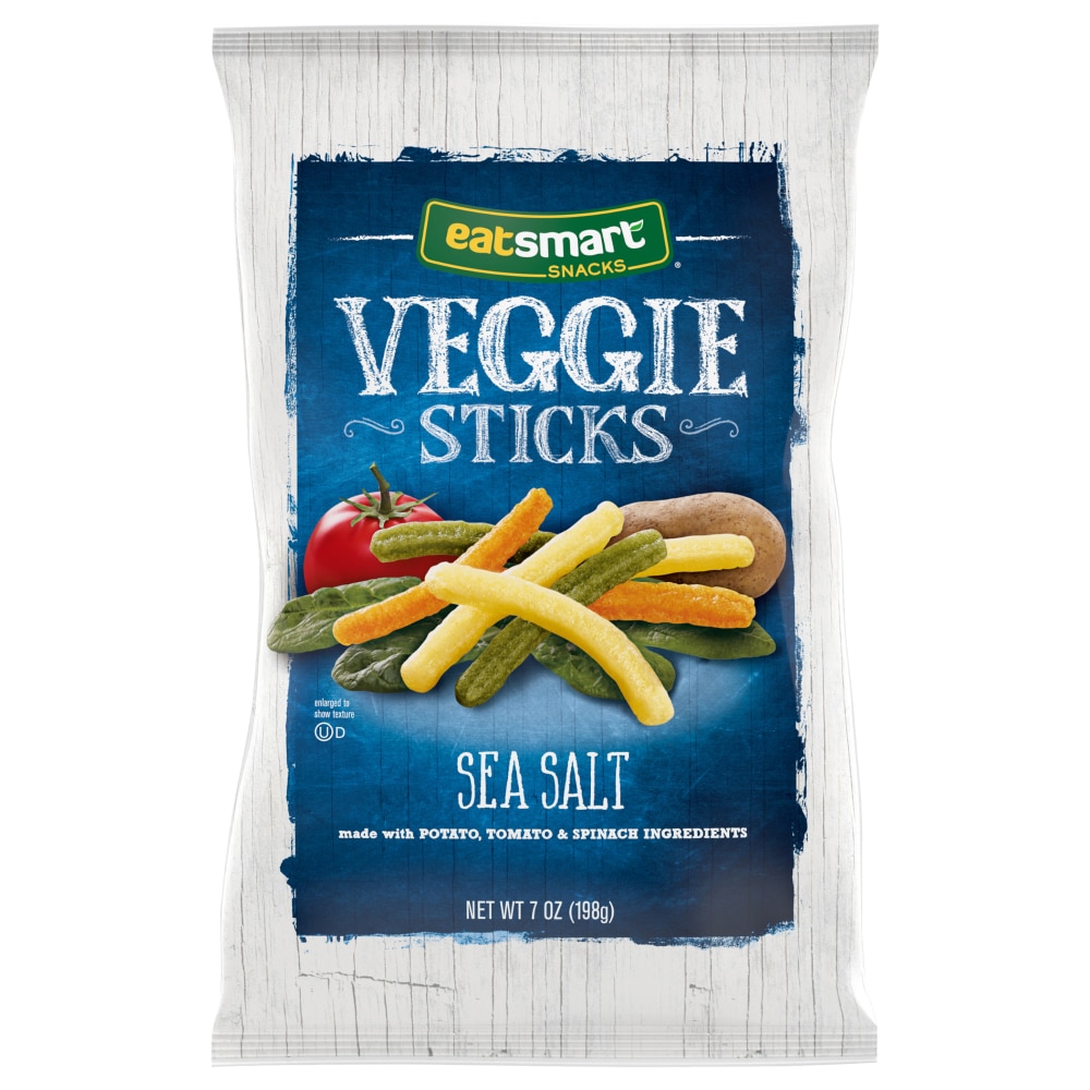Eatsmart Snacks Garden Veggie Sticks with Potato Tomato & Spinach, 7 Oz Bag