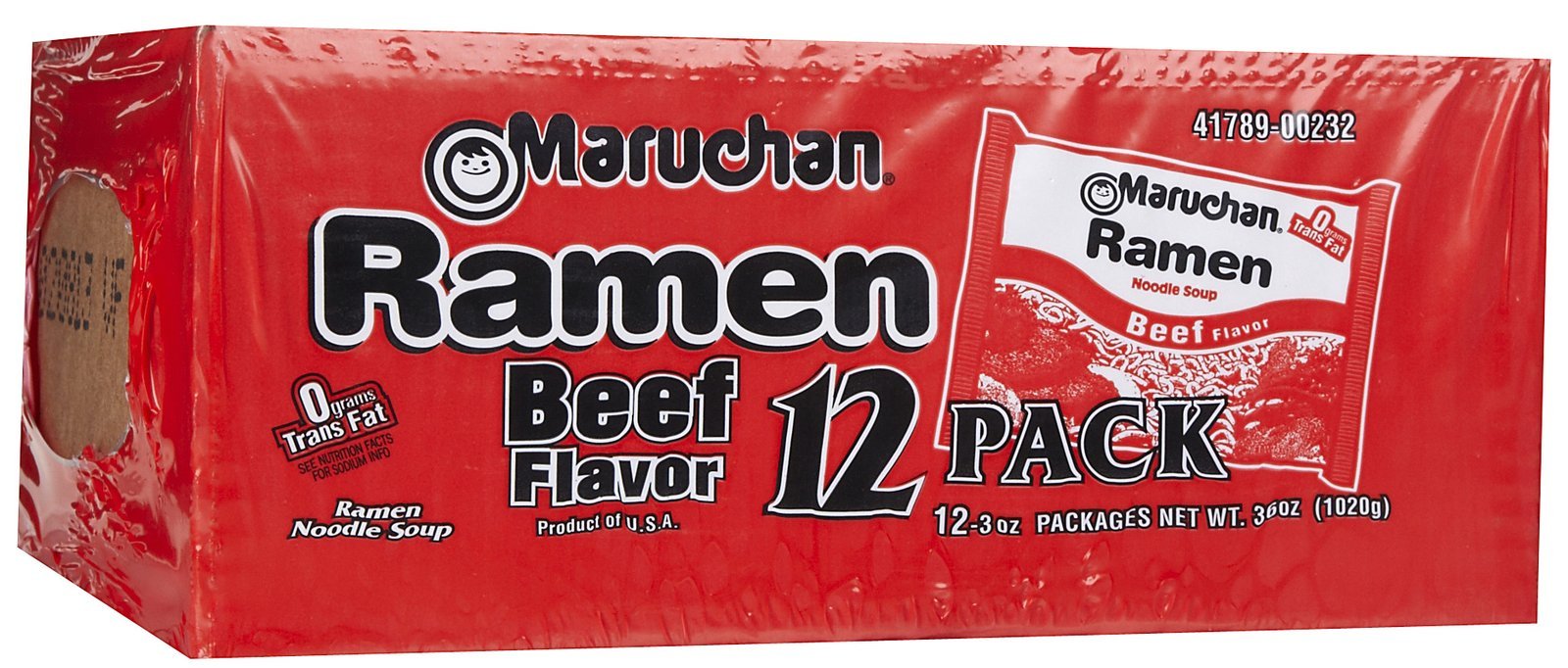 Photo of Maruchan Beef Flavor Ramen Noodle Soup 12 Pack