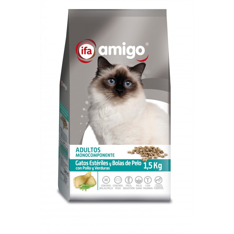 ALIMENTO GATOS ESTERILIZADOS TANDY 1.5KG