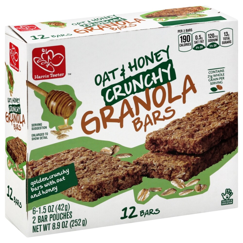 Oat & Honey Crunchy Granola Bars, Oat & Honey