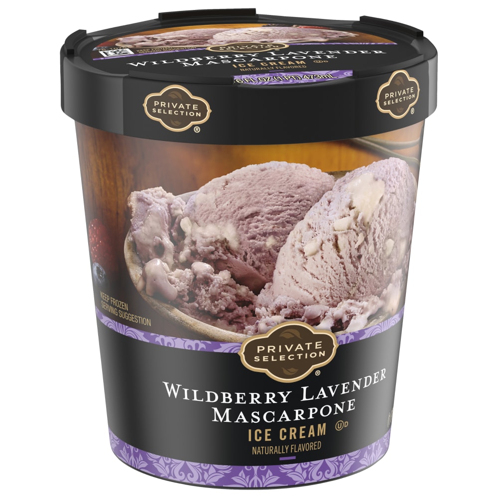 Wildberry Lavender Mascarpone Flavored Ice Cream, Wildberry Lavender Mascarpone