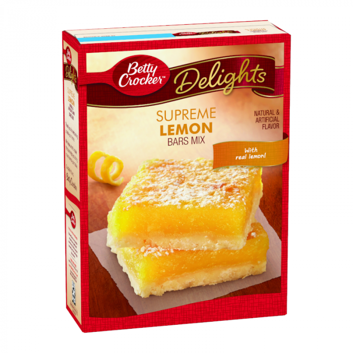 Betty Crocker Delights Supreme Lemon Bars Mix