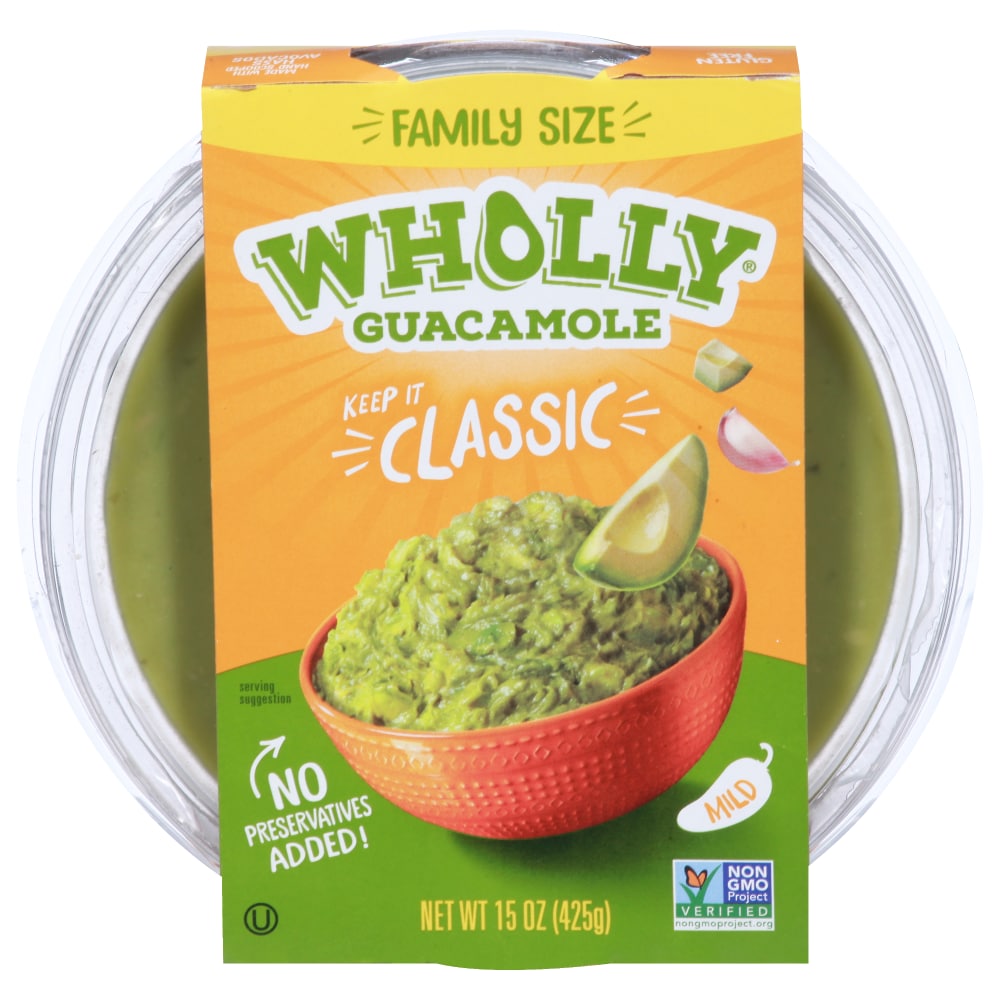 Photo of Wholly Guacamole Classic, Mild, Family Size - 15 Ounce