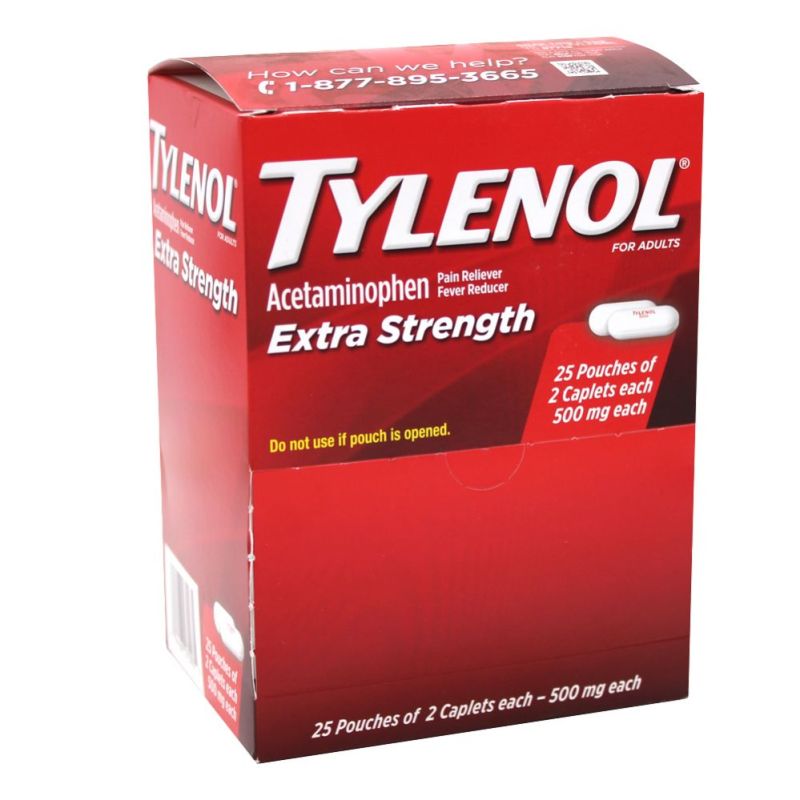 Tylenol 500 Mg 25/2 Ct Capsules