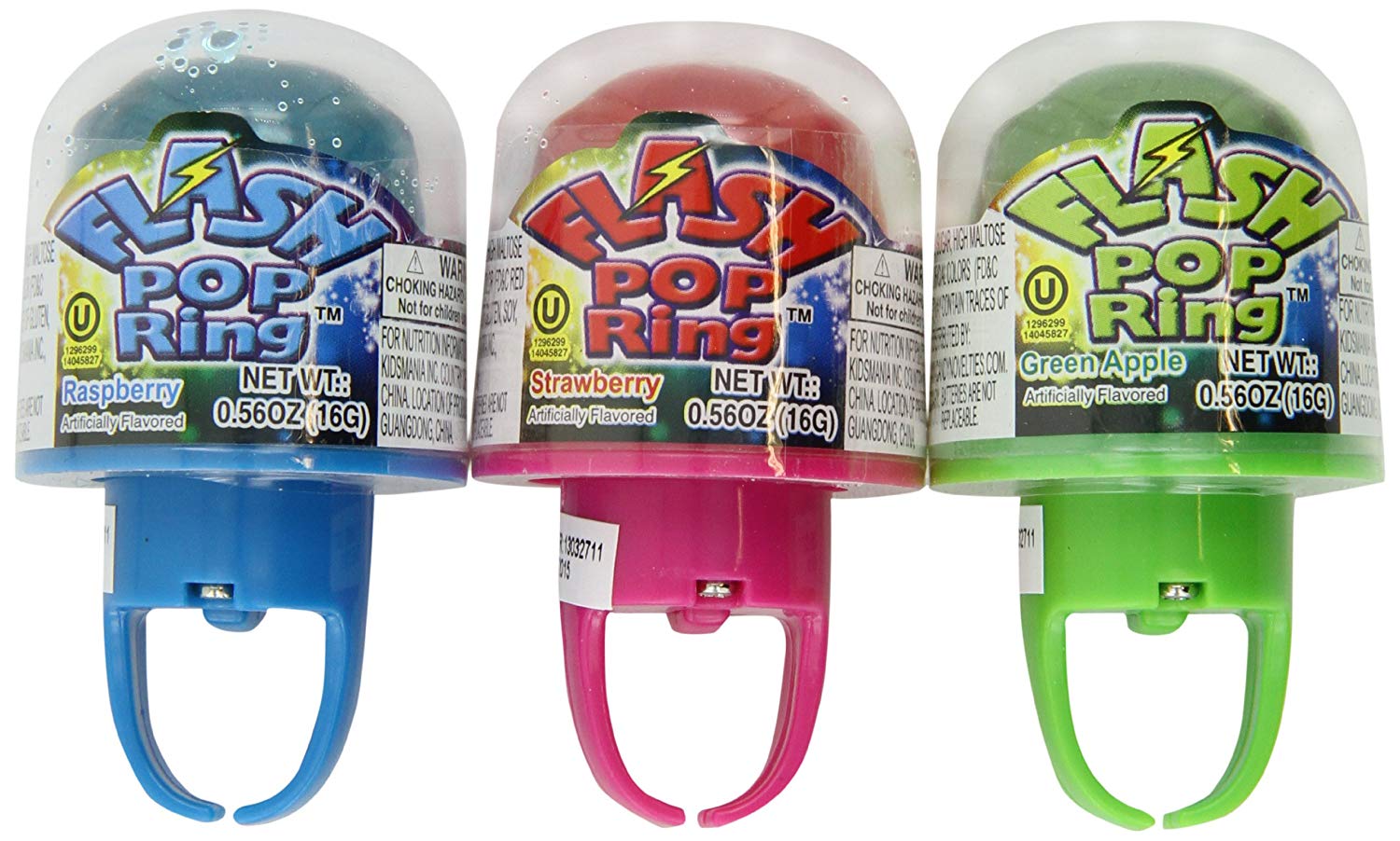 Kidsmania Flash Pop Lollipop Ring, Lights When You Wear It, .56-Ounce Rings