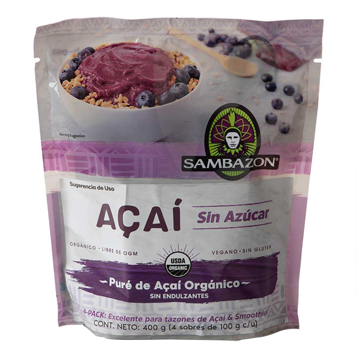 Pure Unsweetened Superfruit Packs, Pure Acai Berry