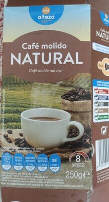 CAFE ALTEZA MOLIDO NATURAL 250 GR