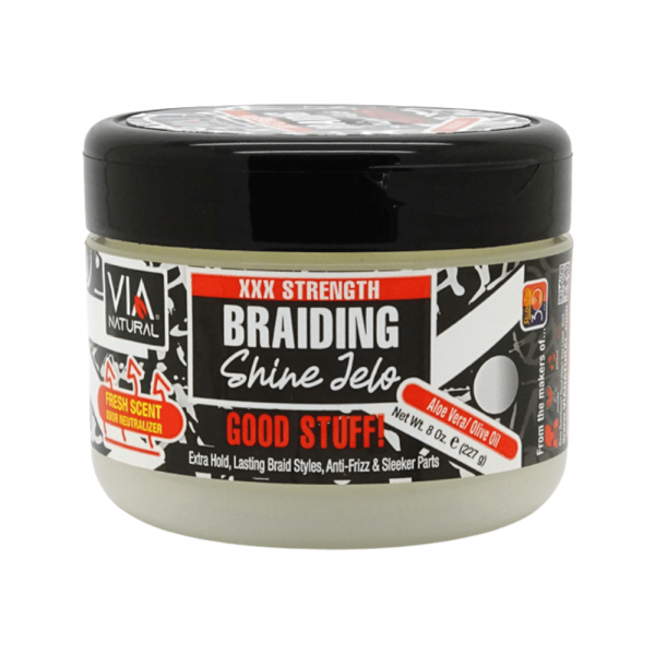 Photo of Via Natural XXX Strength Braiding Shine Jelo 8 Oz