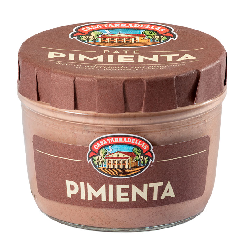 PATE PIMIENTA TARRADELLAS TARRO 125 GR.