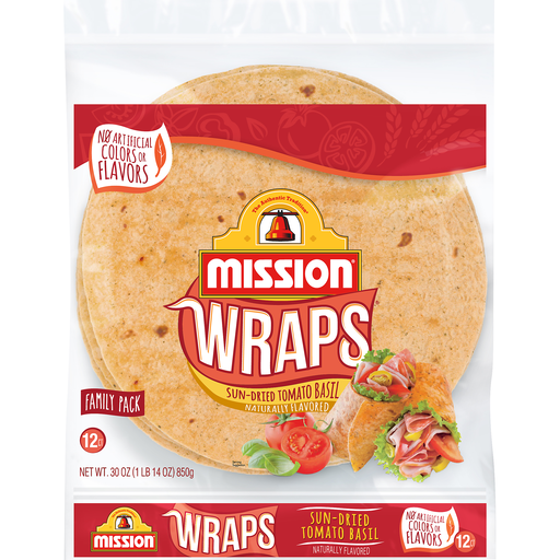 Wraps, Sun-Dried Tomato Basil