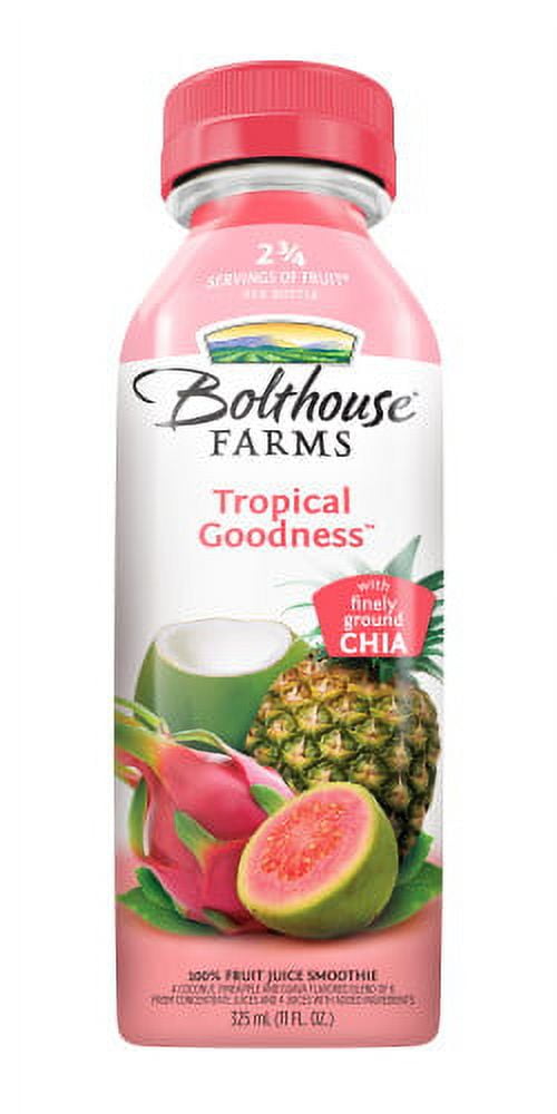 Bolthouse Farms, Tropical Goodness, 100% Fruit Juice Smoothie