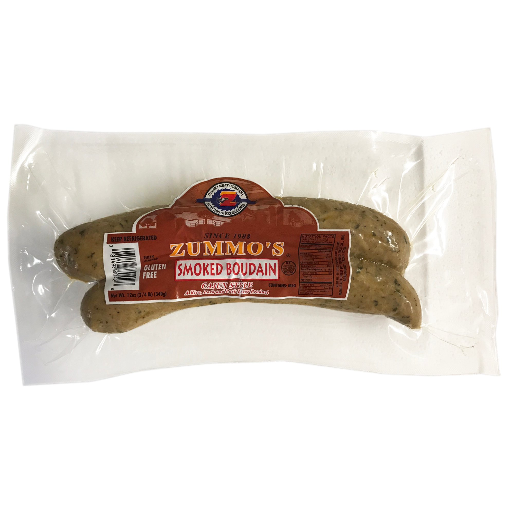 Photo of Zummo's Zummon's Smoked Boudain - 12 Ounce