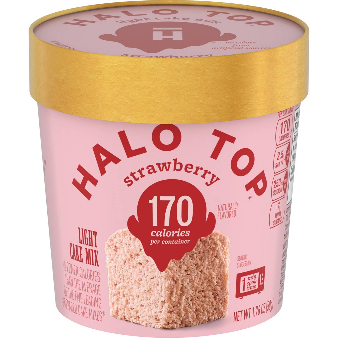 Photo of Halo Top Cake Mix, Strawberry, Light 1.76 Oz