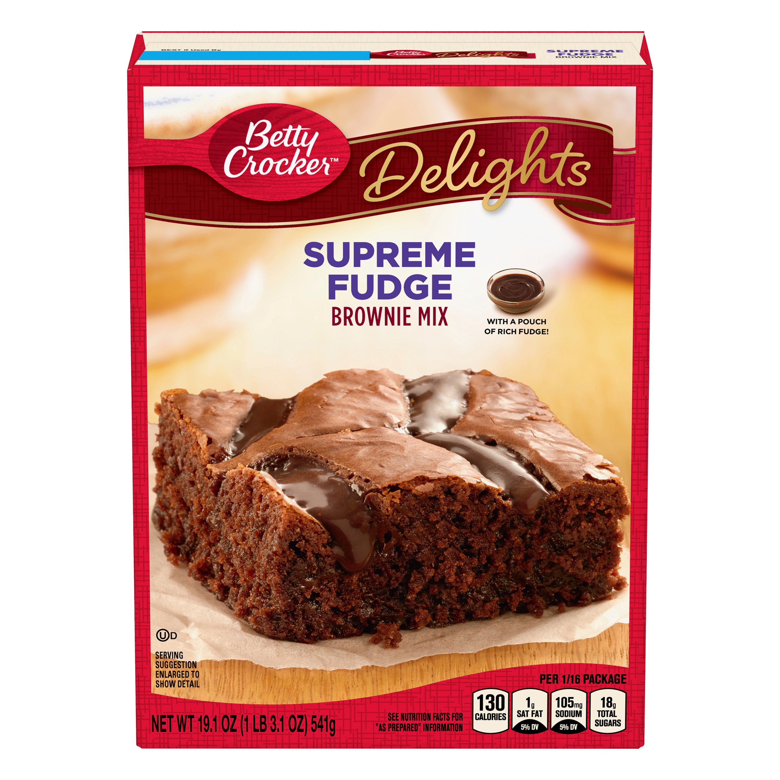 Betty Crocker Delights Supreme Fudge Brownie Mix