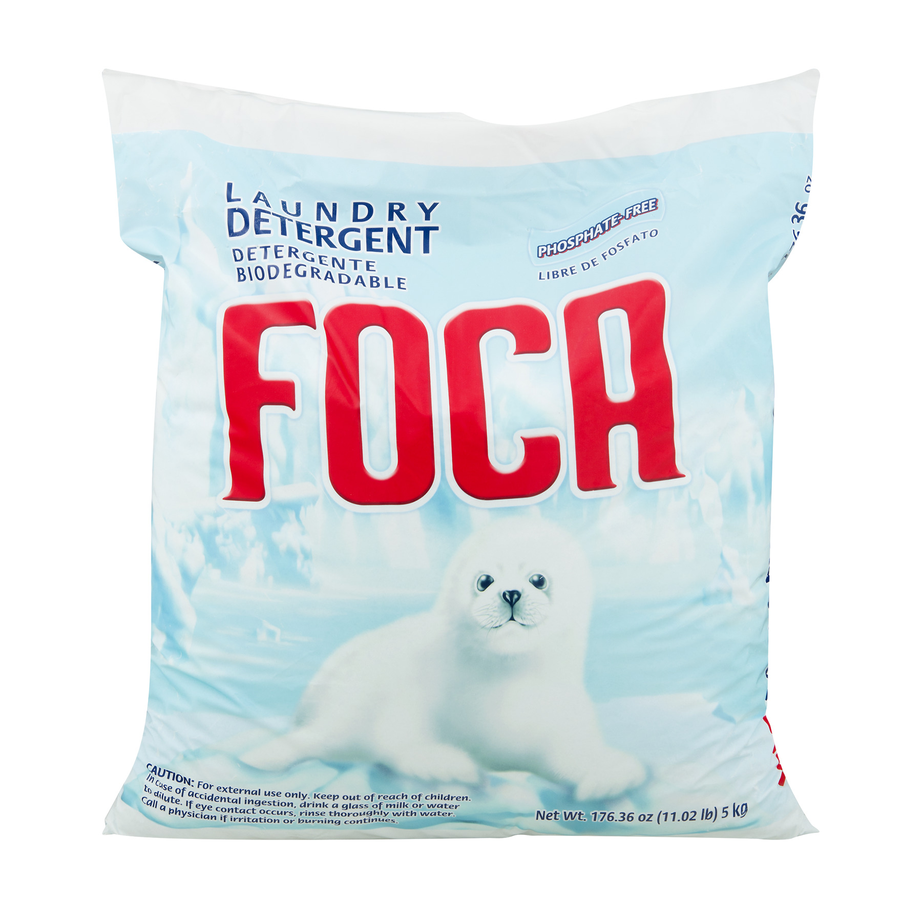 Foca Laundry Detergent Phosphate Free 11 Lbs — UPC 012005427560 — GoUPC