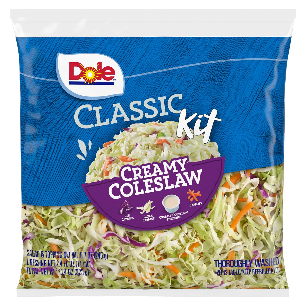 Photo of Dole Salad Kit, Classic, Creamy Coleslaw