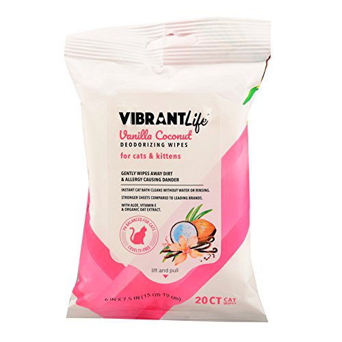 Vibrant Life Deodorizing Cat Wipes