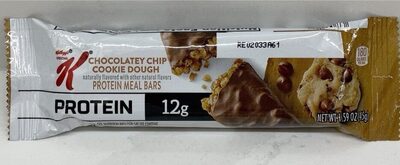 Chocolatey Chip Cookie Dough Special K Protein Bar