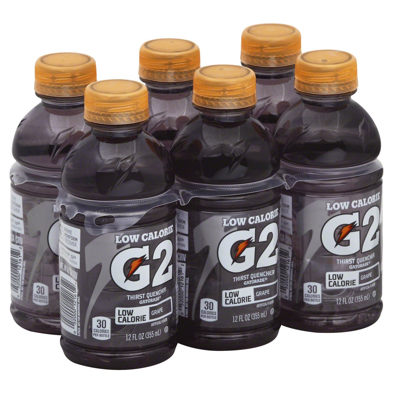 Gatorade G2 Low Calorie Grape Thirst Quencher (6 - 12 Fl Oz) 72 Fluid Ounce 6 Pack Plastic Bottles
