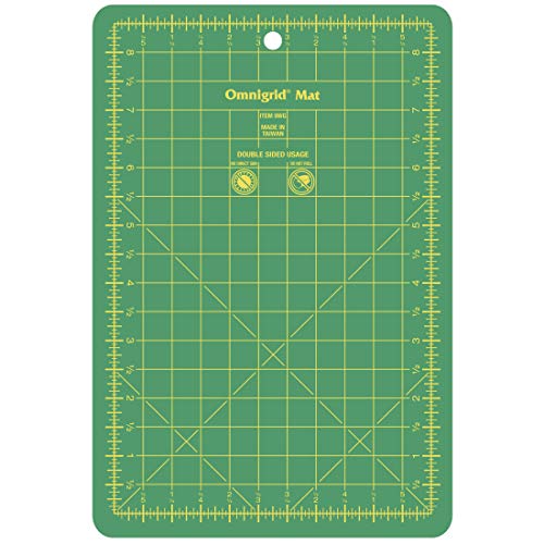 Photo of Omnigrid 5.5in X 8.5in With Grid Cutting Mat, 5.5" X 8.5", Green