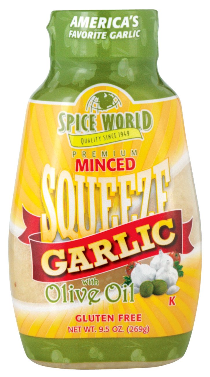 Squeeze with Extra Virgin Olive Oil, Garlic