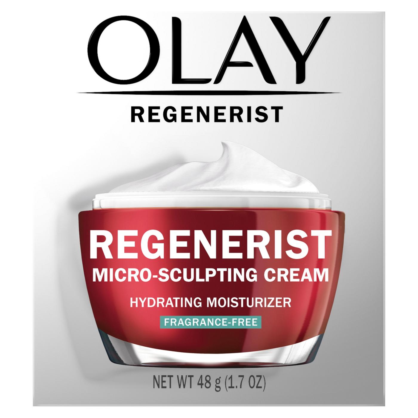 Olay - Regenerist Micro-Sculpting Cream Fragrance-Free - 1.7 Oz