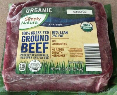 100% Grass Fed Ground Beef
