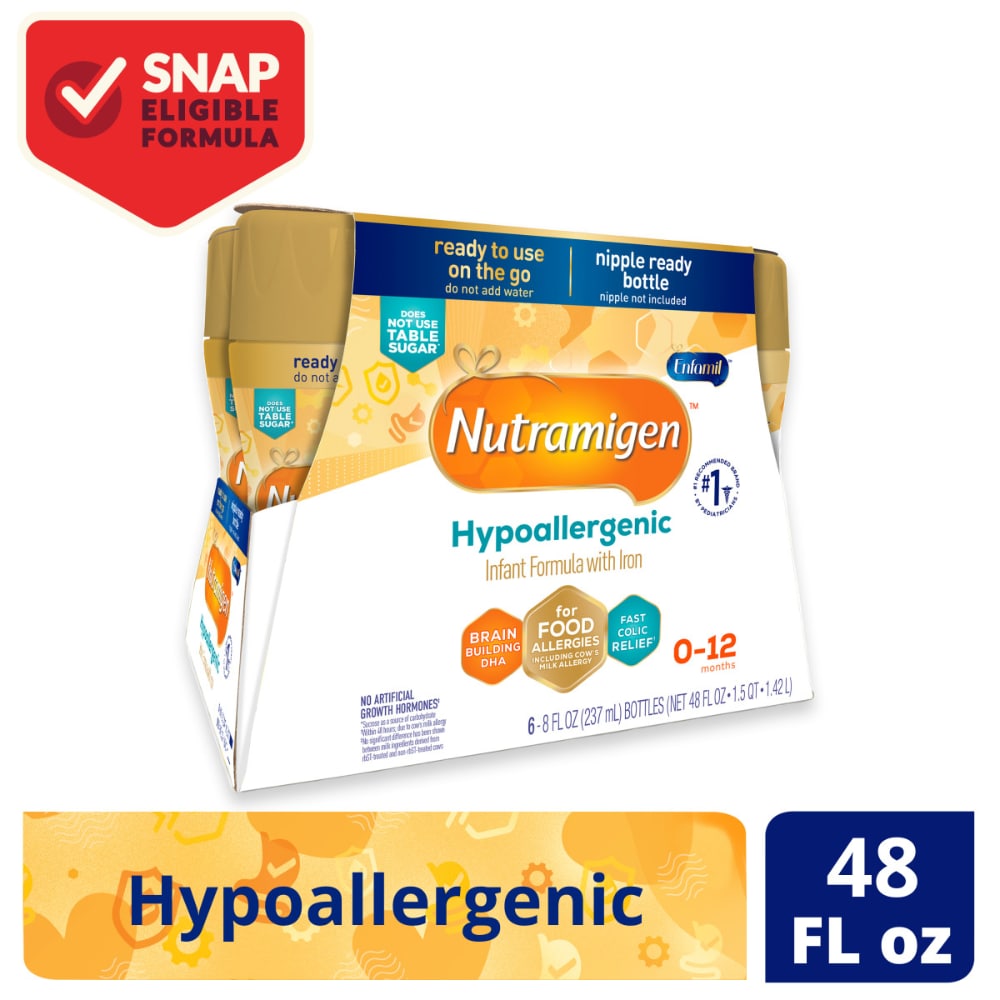 Nutramigen Hypoallergenic Infant Formula with Iron