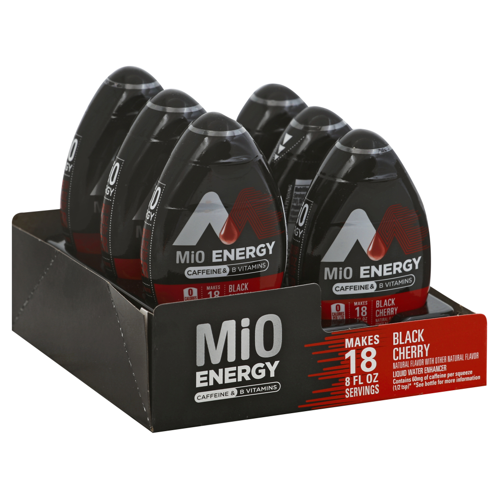 Photo of Mio Energy Black Cherry Liquid Water Enhancer - 1.62 Fl Oz Bottle