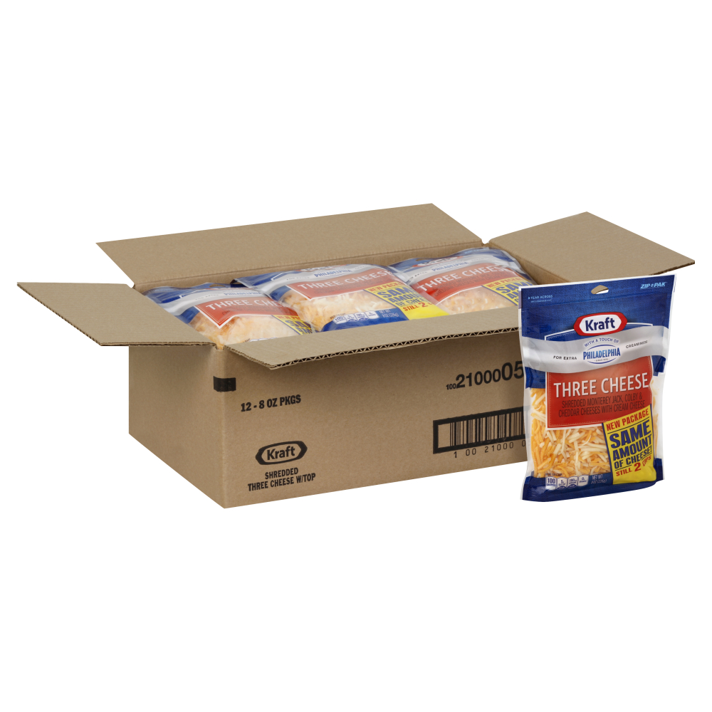 Photo of Kraft Philadelphia Shredded Three Cheese