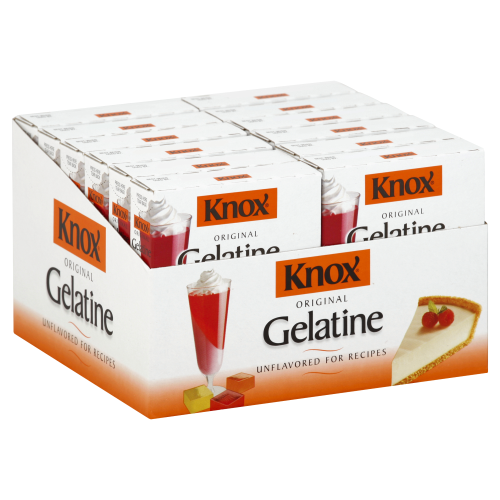 Knox Original Unflavored Gelatine, 4 Count, 1 Oz, 1 Ounce