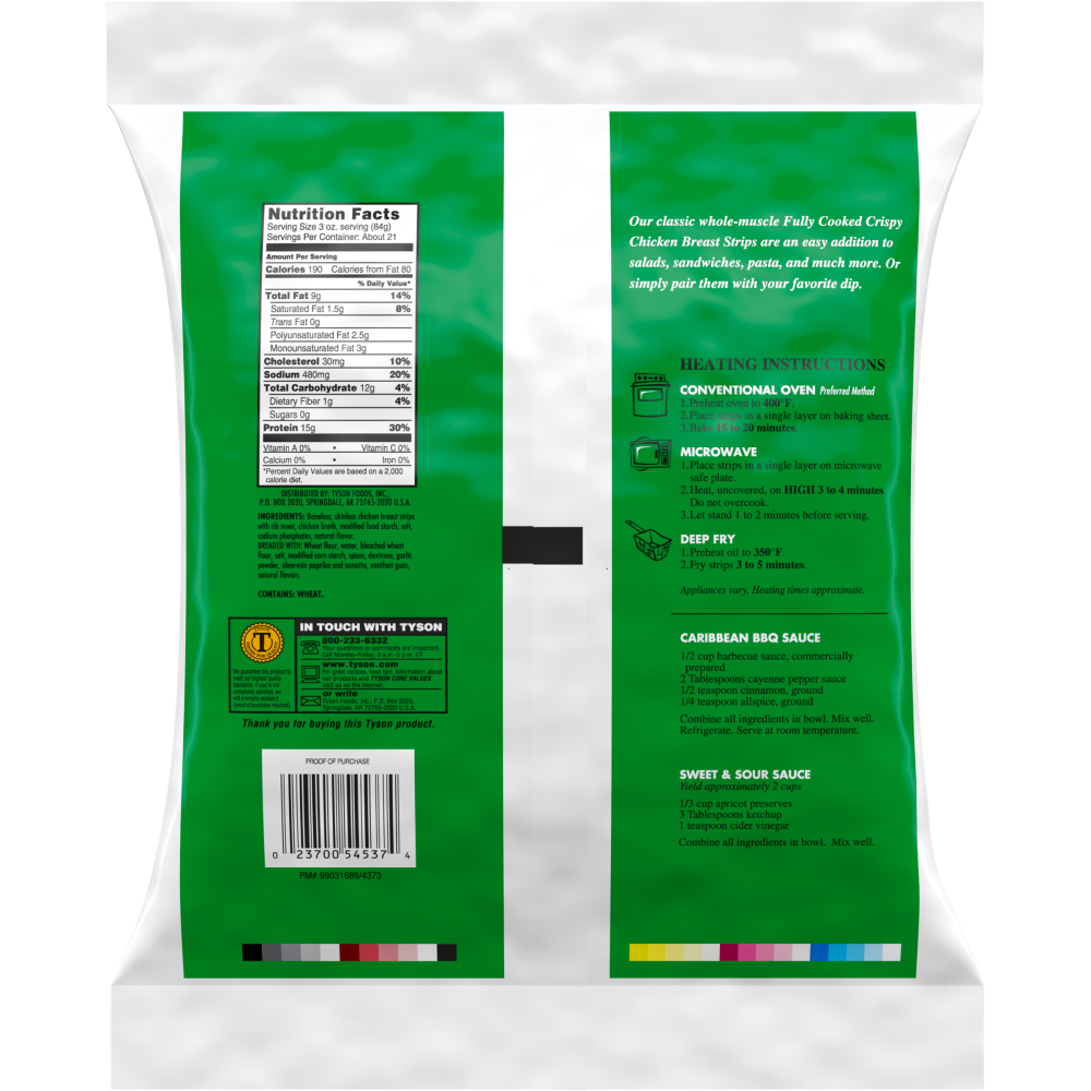 Crispy Chicken Strips, Crispy